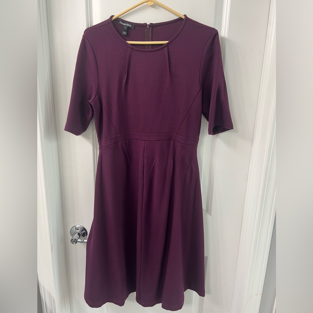 Isabella Oliver Pleated Maternity Dress In Red Berry